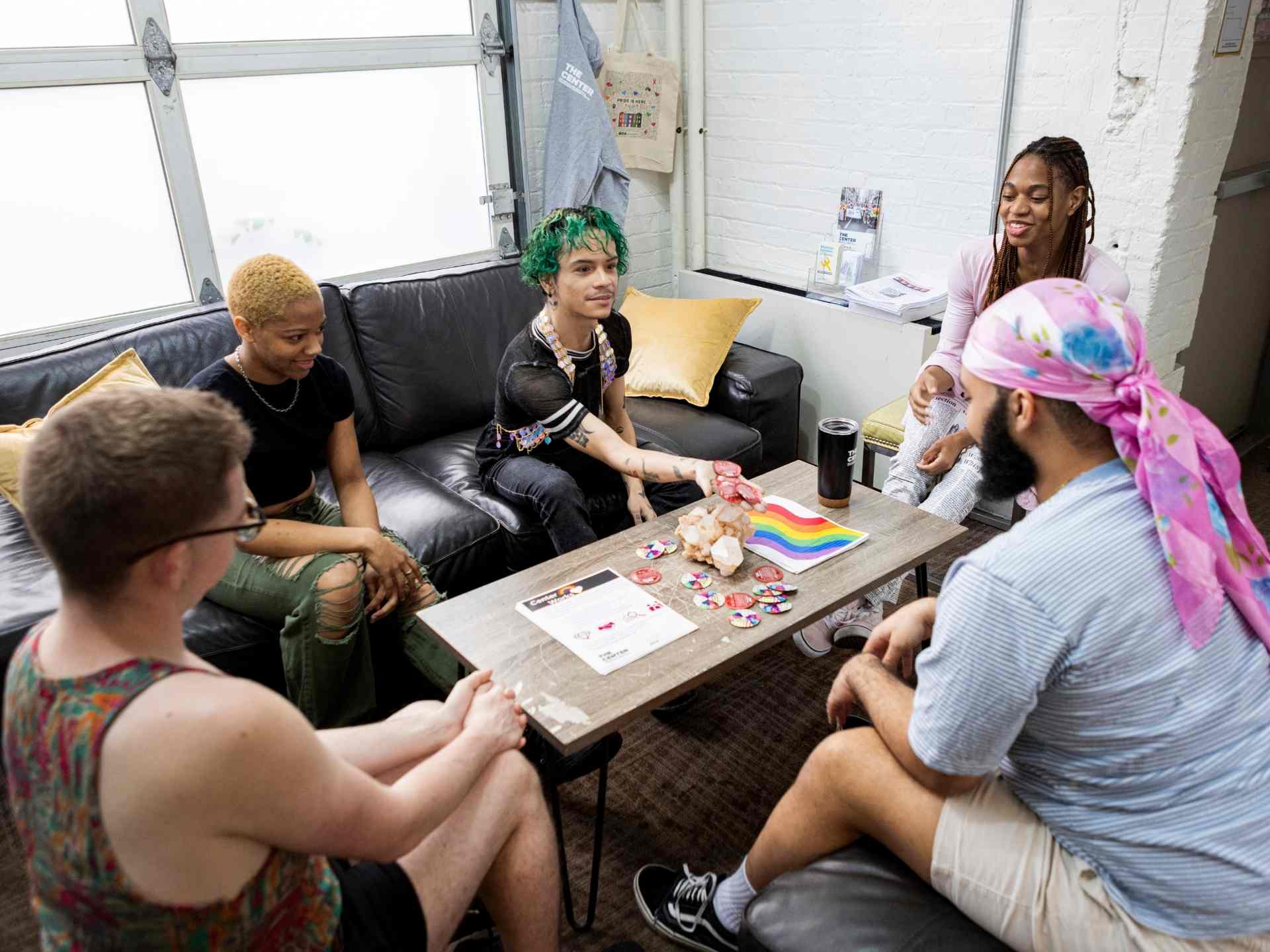 Group of queer and trans youth offering resources