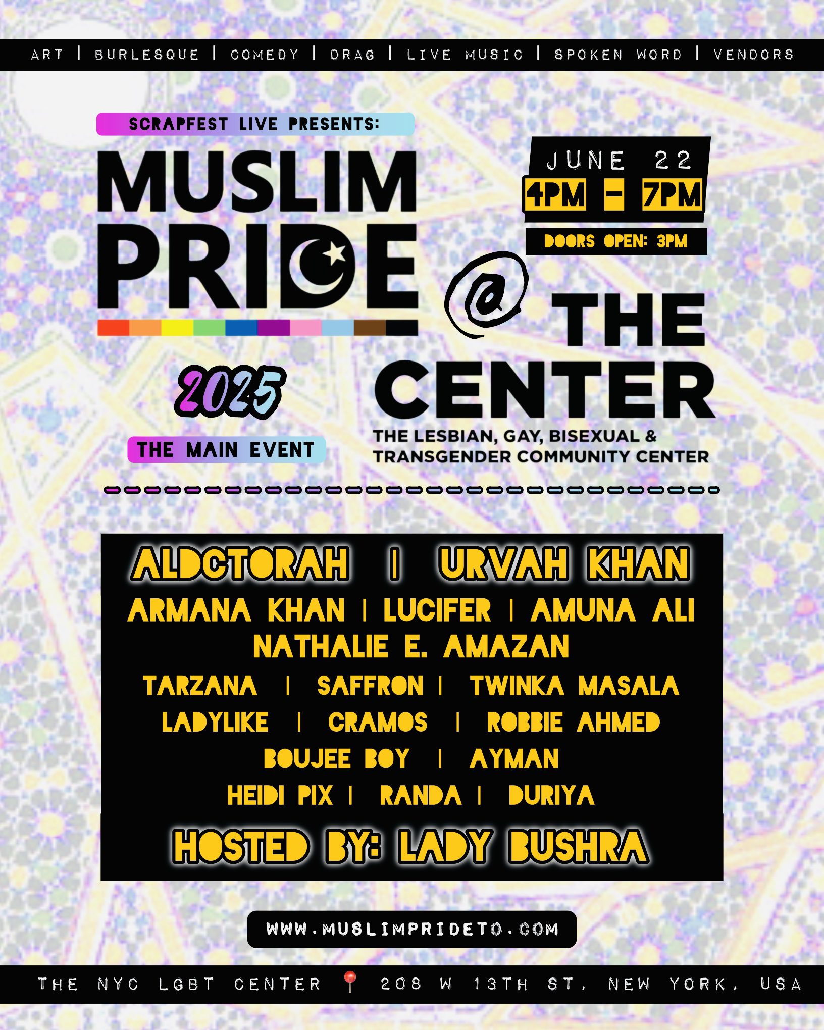 Muslim Pride 2025 Flyer