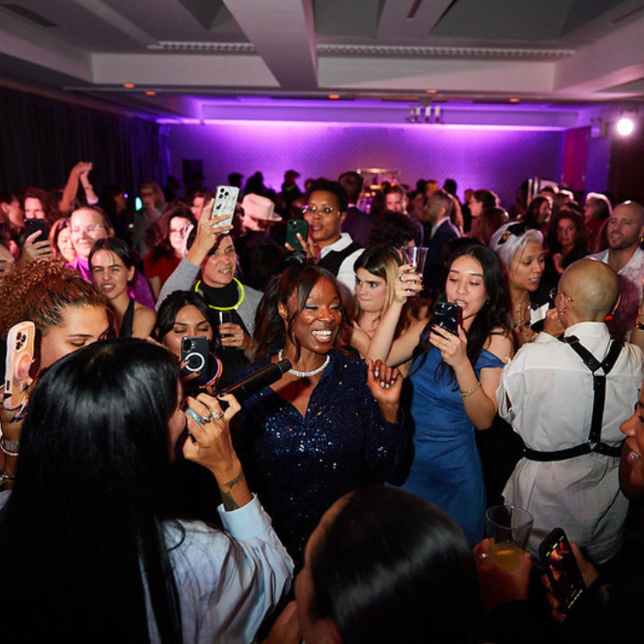 Dancing at Women's Event