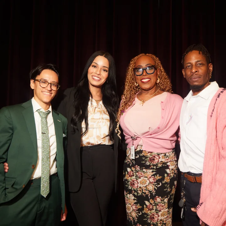 Dr. Kim Watson‑Benjamin, Priya Nair, Taylor Brown, and Yohon Tatum at Transgender Day of Visibility