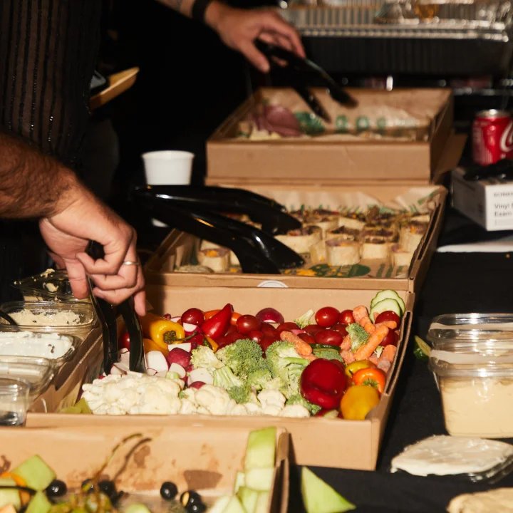 Food at Transgender Day of Visibility event at The Center