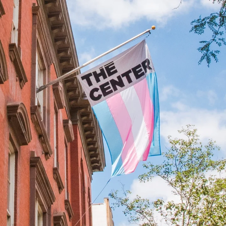 Transgender Flag at the Lesbian, Gay, Bisexual & Transgender Community Center