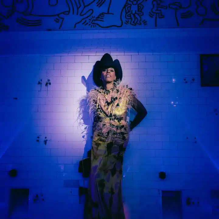 Guest in Keith Haring Bathroom