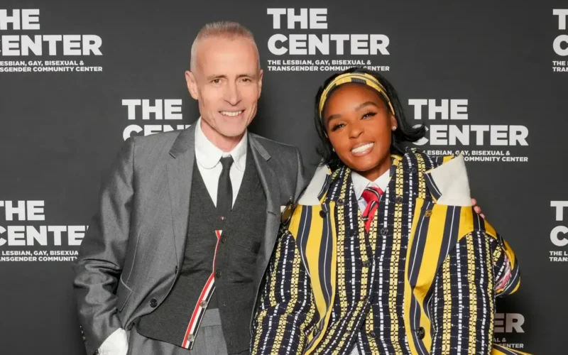 Thom Browne and Janelle Monáe