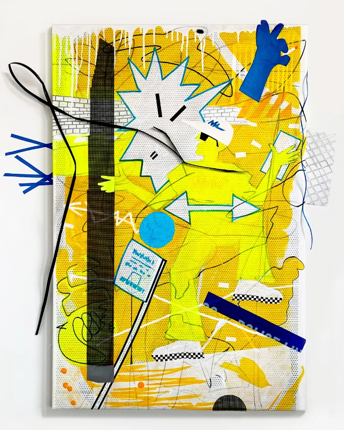 Yo, Yellow Fellow! by Joan Reutershan queer art exhibition