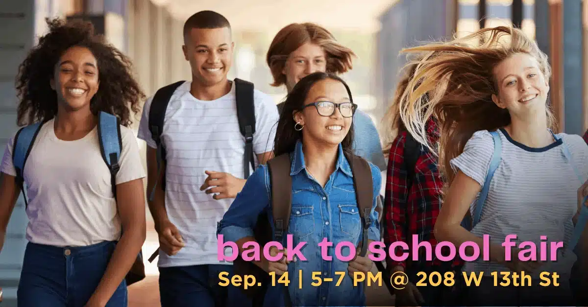 LGBTQ youth Back to School Fair