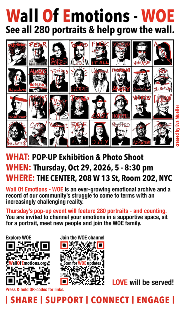 Wall of Emotions - Community Art Show and Photo Shoot